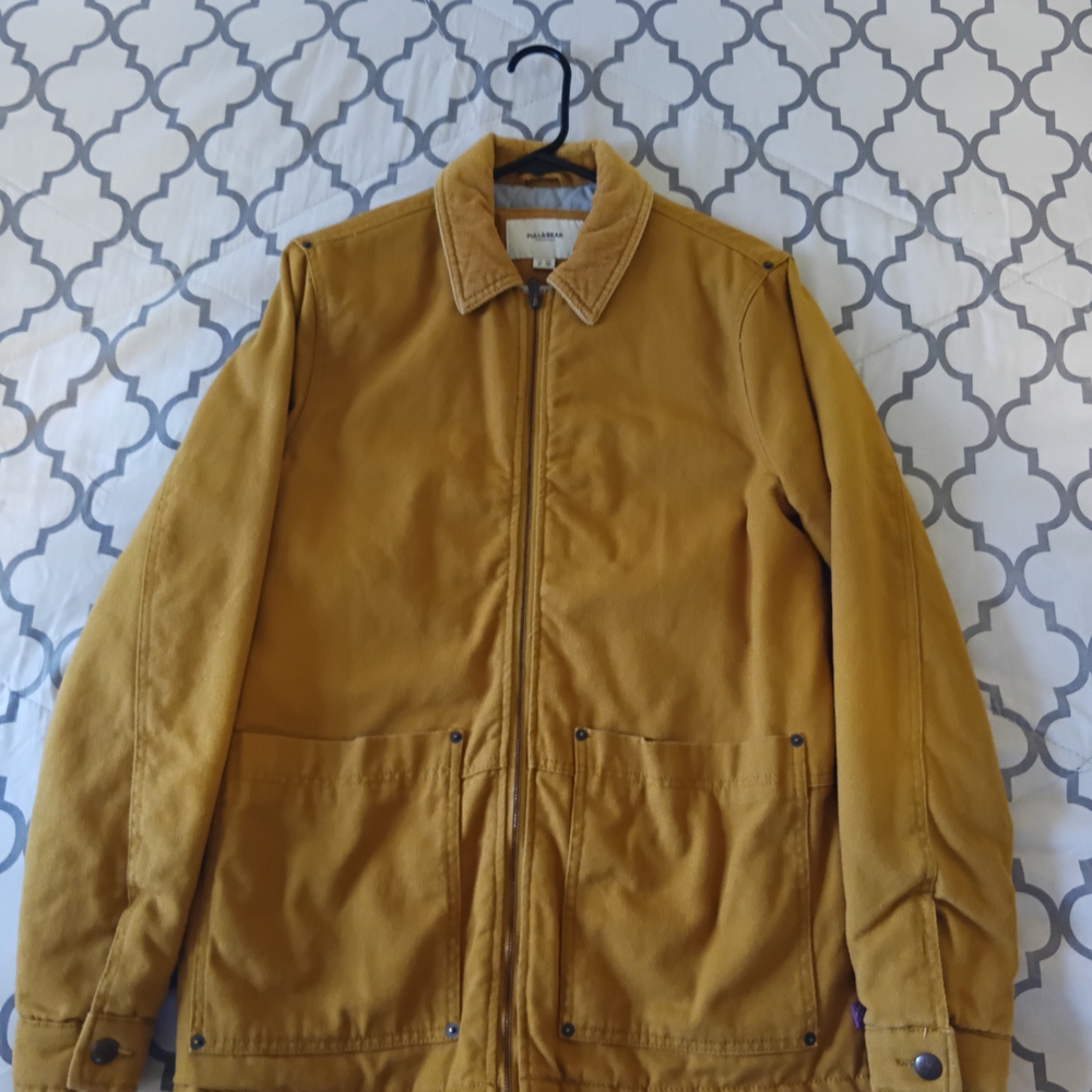 Pull And Bear Men's Mustard Jacket